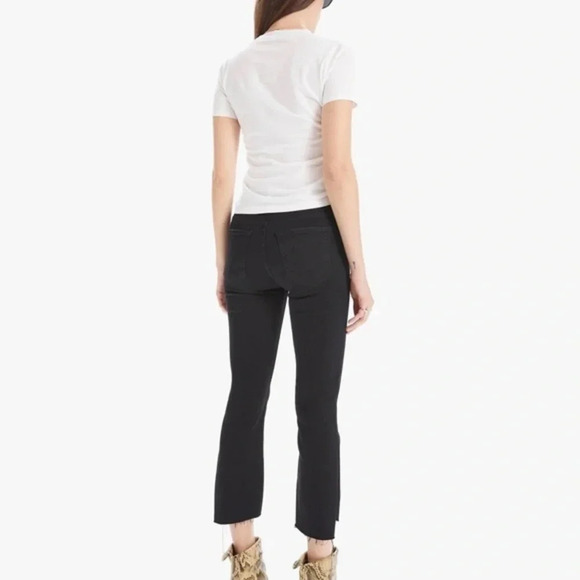 MOTHER THE INSIDER CROP STEP FRAY JEANS NOT GUILTY SIZE 25 B2470 - Picture 2 of 7
